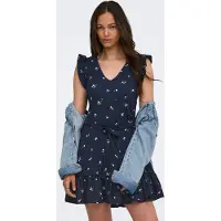 ONLY Vestido 'ONLHillary' navy / gris claro / blanco