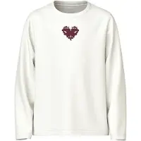 Name it Camiseta 'NKFNYLA' chocolate / negro / blanco