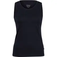 Stoic - Women's Merino155 LaholmSt. Tank - Camiseta de merino size XS, azul/negro