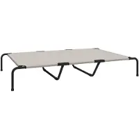 Northio Cama para perros para exteriores, elevada, grande, con malla, de 23 cm de altura