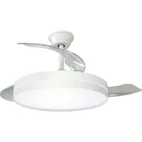 EDM Ventilador de techo , color plateado, talla única / Enchufe europeo, 220V, color plateado, talla única