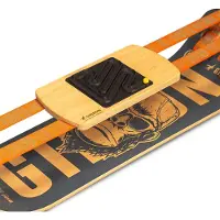 Gibbon Slacklines - Marble Core Trainer - Double Line - Slackline size 38 x 20 x 2,7 cm, marrón