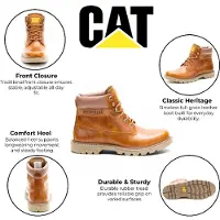 CAT Botas con cordones 'Colorado 2.0' marrón castaño / amarillo