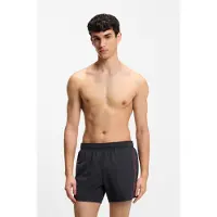HUGO Bermudas 'TIKI' rojo vivo / negro
