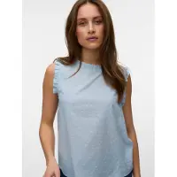 Vero Moda Blusa 'VMTrine' azul claro
