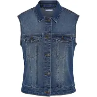 Noisy May Chaleco 'NMDebra' azul denim