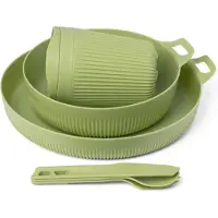 Sea to Summit - Horizon Dinnerware Set (6 Pieces) - Set de vajilla oliva/verde