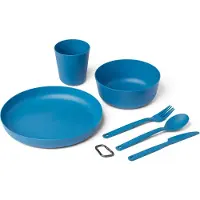 Sea to Summit - Camp Dinnerware Set with Mesh Sack - Set de vajilla size 6 Pieces, azul