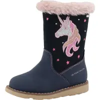 Tom Tailor Botas de nieve azul / navy / rosa / blanco
