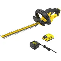 Stanley FatMax - Cortasetos V20, 50 cm, 18V + 1 batería de 2 Ah + cargador de 1,25A - SFMCHT650D1-QW