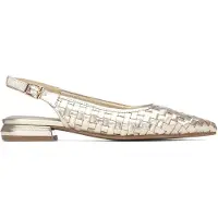 Carmela para mujer. 16317602-ORO Bailarinas de Piel 163176 dorado (36), Plano, 1 a 3cm, Hebilla, Casual, Fiesta, outlet 2026.