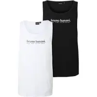 Bruno Banani Camiseta negro / blanco