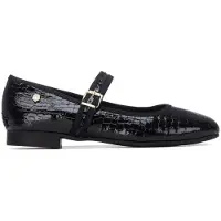 Carmela para mujer. 16256104-GRIS Bailarinas 162561 negro (40), 1 a 3cm, Hebilla, Clásico, outlet 2026.