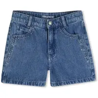 Zadig & Voltaire para niña. X60563 Shorts Mezclilla azul (12Y= 150cm), Casual, Algodón, Denim, moda infantil, outlet 2026.