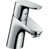 Hansgrohe Focus 70: Grifo monomando para lavabo, cromo, con sistema de desagüe push-open