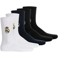 Real Madrid Calcetines negro / blanco