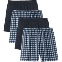 Calida Calzoncillo boxer navy / azul claro / negro / offwhite