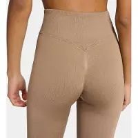 Adidas adidasMallas Workout Essentials Knit Scrunch 7/8 M Chalky Brown Mujer