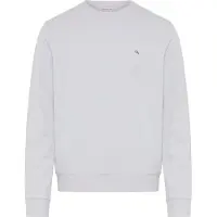 Calvin Klein Classic Long Sleeve 350gsm Terry Woven Label Marble Gray Talla: L | Jerséis Outlet | Hombre | Gris