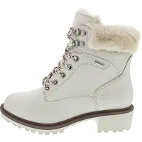 Tamaris Botines con cordones crema