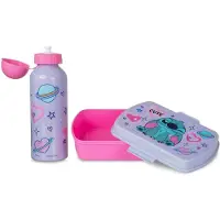 Kids Conjunto De Fiambrera Y Botella Aluminio 500ml