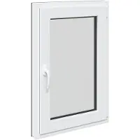 vidaXL Ventana oscilante y pivotante para sótano RISOR, 60 x 80 cm