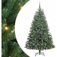 Syfax Árbol de Navidad artificial con ramas articuladas Verde 210 cm
