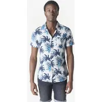 KOROSHI Camisa navy / azul oscuro / blanco