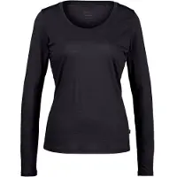 Stoic - Women's Merino155 LaholmSt. L/S - Camiseta de manga larga de merino size S, negro