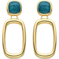 Luxenter Pendientes 'Orzur' azul oscuro