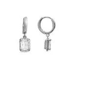 Luxenter Pendientes 'Silya' plata