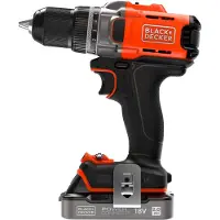 Black & Decker BCD382D2XK-QW Black&Decker Akku-Bohrschrauber 18V 2x2Ah,2G,Kof BCD382D2XK