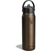 Hydroflask - Lightweight Wide Flex Straw Cap - Botella térmica size 946 ml, marrón