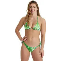 Arena Wobikini Triangle Allover Leaf Multi Talla: 36 | Bikinis Outlet | Mujer