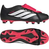 Adidas adidasBota de fútbol con lengüeta plegable PREDATOR CLUB césped natural seco / multisuperficie 46 Core Black / Cloud White / Lucid Red Unisex