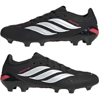 Adidas adidasBota de fútbol Predator League césped natural seco 44 2/3 Core Black / Cloud White / Lucid Red Unisex