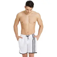 Arena Icons Beach Bermuda Logo White-black Talla: S | Bañadores Outlet | Hombre | Blanco