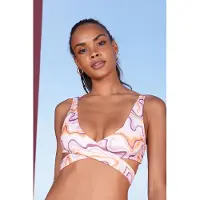 Adam Bikini Top Purple Swirl Calcite Talla: XS | Bikinis Outlet | Mujer | Púrpura