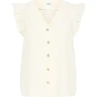 B.young Blusa 'BYFALAKKA' blanco lana