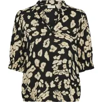 Kaffe Blusa 'KAElly' beige / beige claro / negro