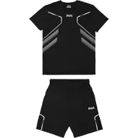 Lonsdale Ropa para correr 'Bewick' gris claro / negro / blanco