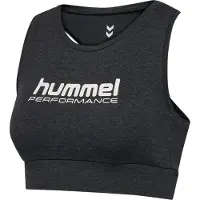 Hummel Top deportivo 'Pulse' negro moteado / blanco