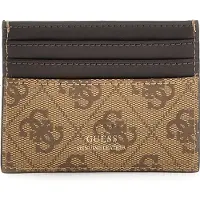 GUESS Estuche 'MILANO CARD HOLDER' beige / marrón