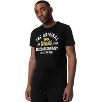 Lonsdale Camiseta 'Cloghfin' amarillo / negro / blanco