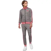 Lonsdale Chándal granadina / negro / blanco