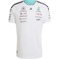 Adidas adidasCAMISETA PILOTO MERCEDES - AMG PETRONAS FORMULA 1 TEAM OFICIAL L White Hombre