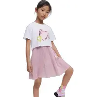Desigual , Vestido 2 en 1 corazones, NiñOs, Algodon, Rojo, 7/8
