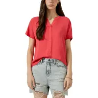 s.Oliver -qs Blouses Coralred Talla: 36 | Camisetas de Seda Outlet | Mujer | Naranja