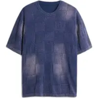 Desigual , Camiseta efecto lavado, Algodon, Azul, S