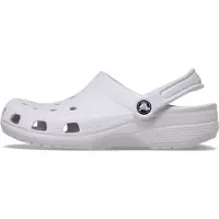 Crocs - Classic - Sandalias size M11, gris/blanco